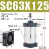 Aokewen SC Serie Standard-Pneumatikzylinder