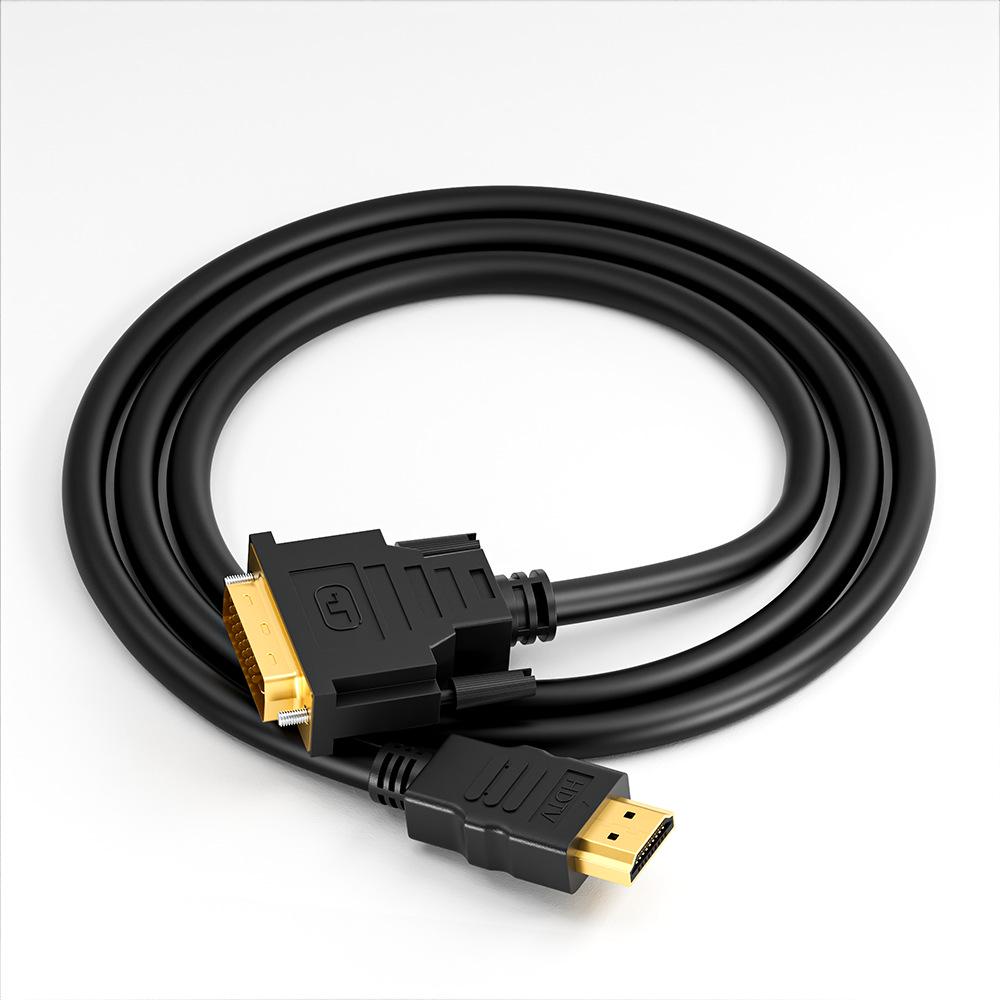 Cablu Adaptor Bidirecțional HDMI la DVI de Înaltă Definiție pentru Conectarea TV-ului și a Computerului