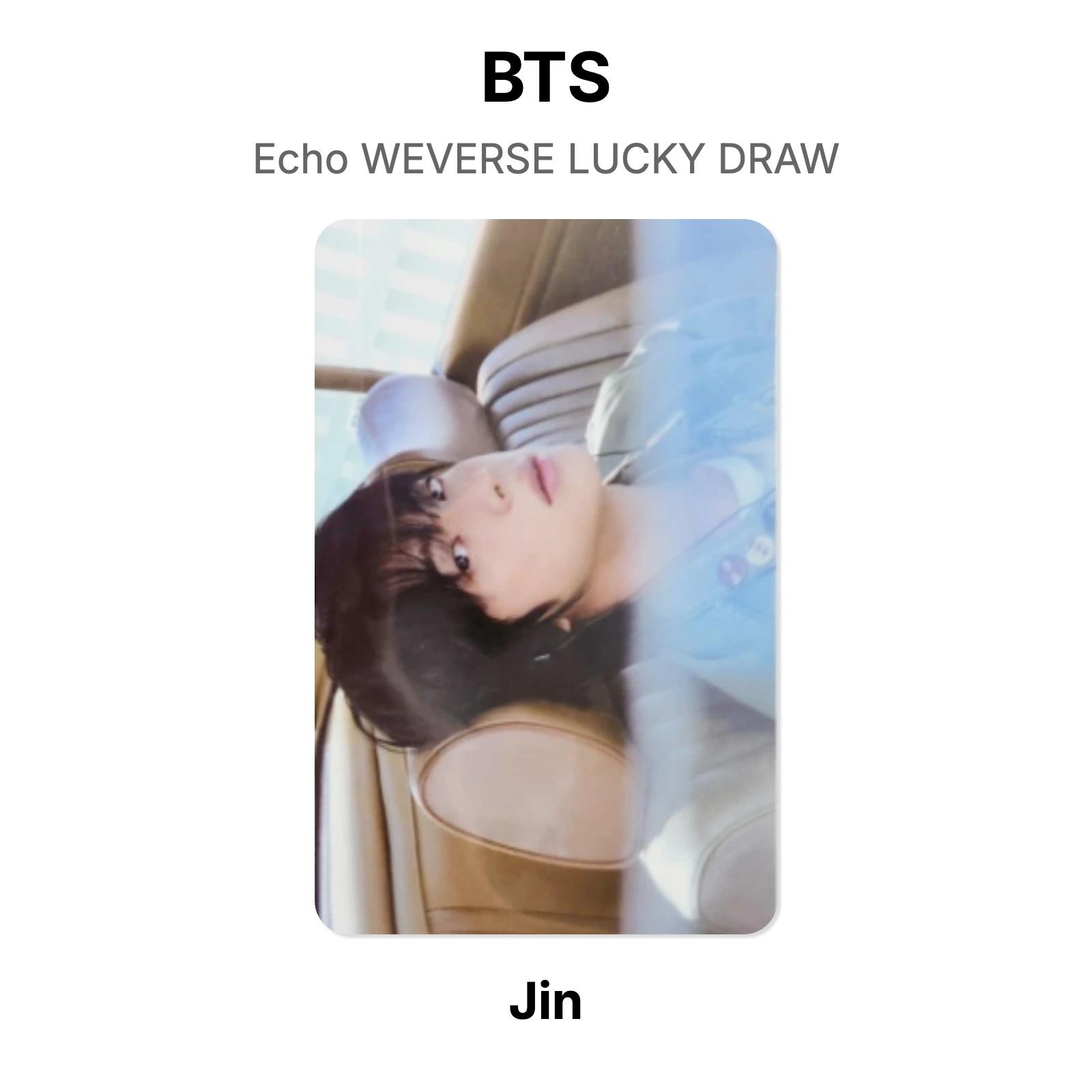 BTS Echo WEVERSE LUCKY DRAW Official Photocard Jin 03