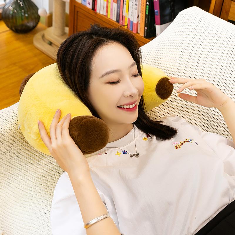 Cartoon Long Legs Banana Plush Toy Doll Cute Expression Fruit Pillow Doll Grab Machine Doll