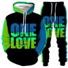 20253D Printed Hoodie Loose, Casual, Sweater Plus Size Couple, Hooded Sweater