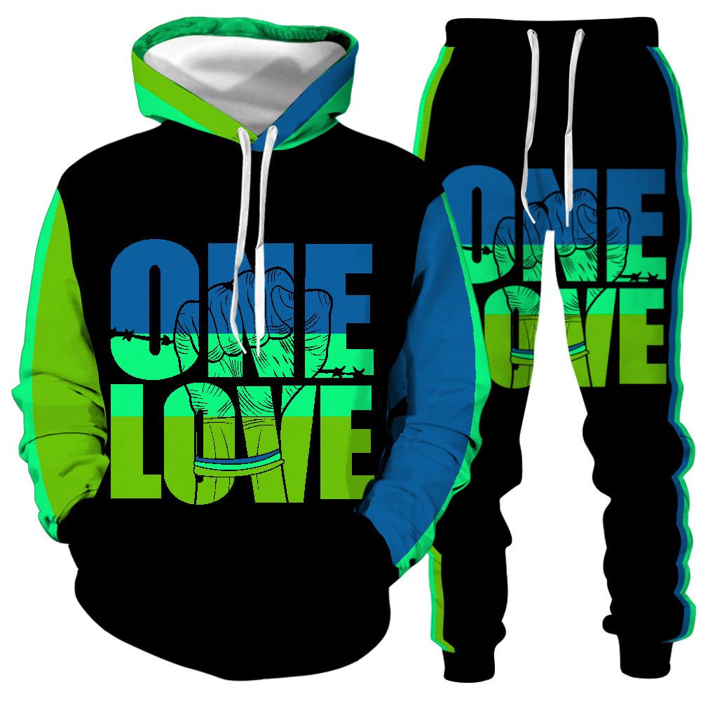 20253D Printed Hoodie Loose, Casual, Sweater Plus Size Couple, Hooded Sweater