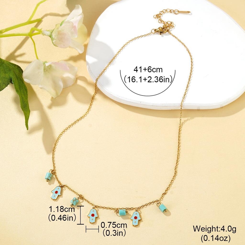 Wind elegant design niche light luxury butterfly ghost collarbone chain titanium steel simple casual versatile jewelry