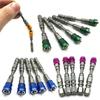 Durable 5pcs 65mm 1/4" Hex Shank Ph2 Single Head Magnetic Screwdriver Bits For Long Lasting Use