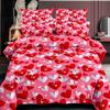 Girls Teen Romantic Bedding Collection King Paris Eiffel Tower Duvet Cover Microfiber British Style Love Heart Cartoon Comforter Cover