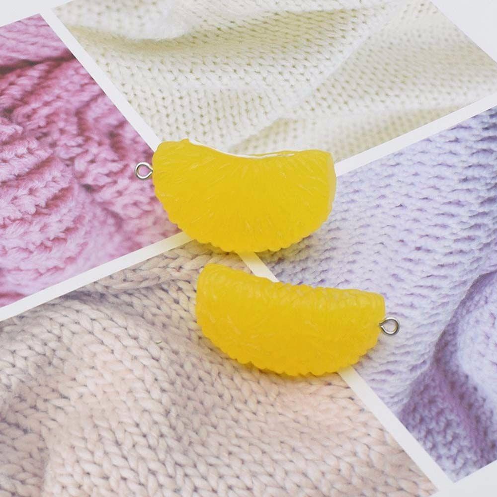 Pendant Cartoon Handbag Pendant Car Decoration Simulation Fruit Key Chain Orange Keychain Keyring