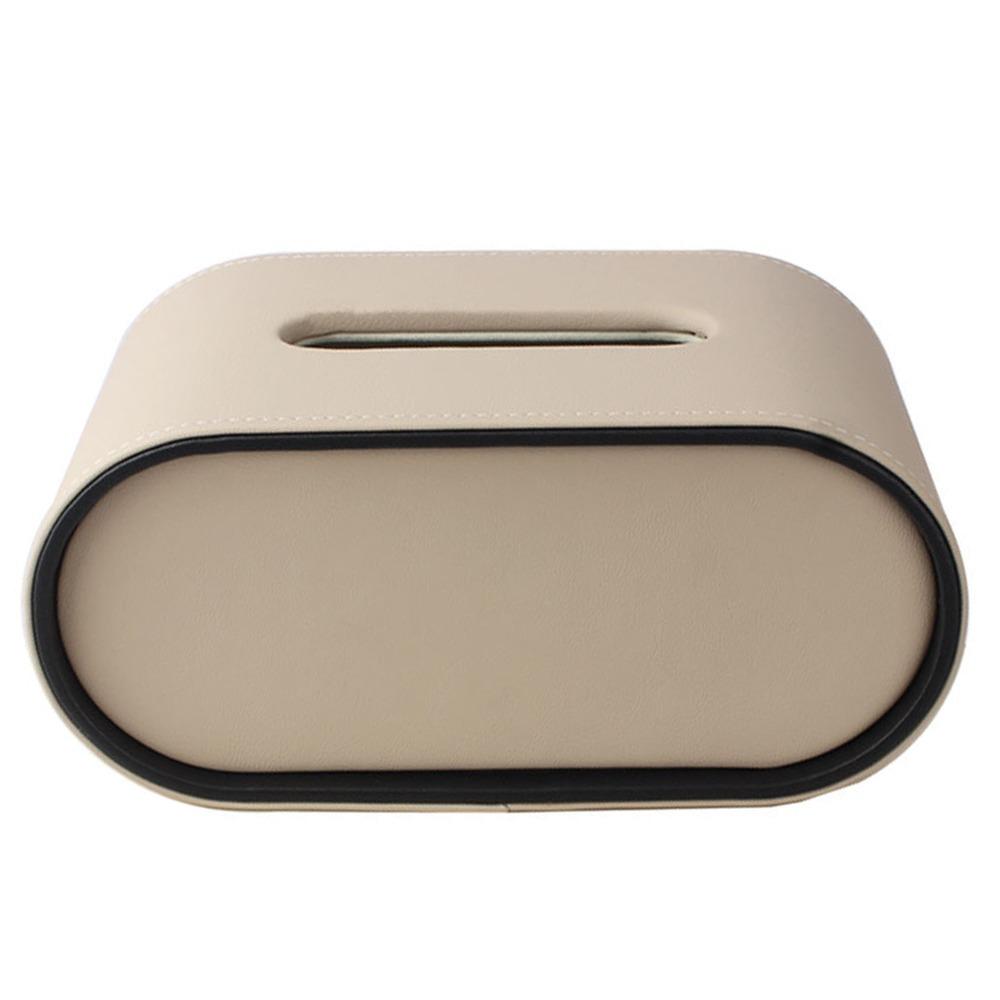 Multi-functional Paper Towel Box Leather Paper Towel Dispenser Napkin Storage Case  Car
