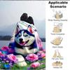 1pc Husky Puppy Blanket Lightweight Blanket Throw Blanket For Sofa, Bed, Travel, Camping, Livingroom, Office, Couch, Chair yy251010053