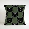 Luxury Home Decor Pillow Cover Car Living Room Sofa Cushion Cover Egyptian Cat Pattern Cushion Cover