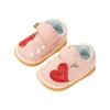Children Shoes Lovely Heart Baby Soft Soled Walking Shoes Designer Comfort Anti Slip Casual Shoes Daily Versatile Girls Sneakers