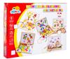 Tablica Magnetyczna Kredowa Drewniana Puzzle Układanka Magnesy 150+ El.