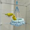 Thickened Parrot Nest Swing Warm Cozy Parrot Nest House Candy Color Breathable Bird Hanging Hammock Breeding Season