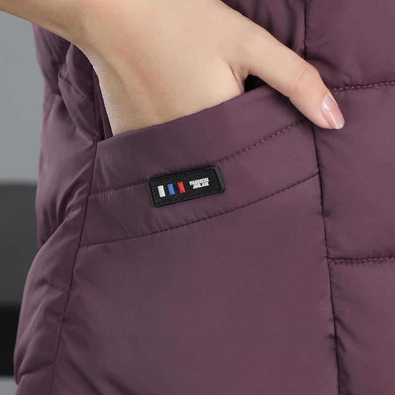Short Middle-aged and Elderly Fattened Large-size Thermal Vest, Grandma Wears A Small Vest Jacket Outside The Home