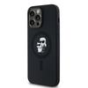 Karl Lagerfeld Klhmp14Xscmkcrhk Iphone 14 Pro Max 6.7 Czarny/Black Hardcase Silicone Karl & Choupette Magsafe