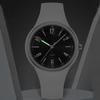 Women Quartz Watch Simple Dial Silicone Strap Waterproof Luminous Display Student Wristwatch