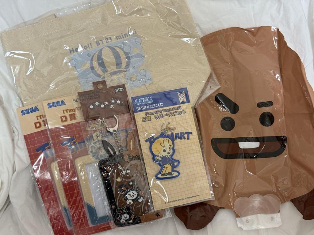 [USED] BTS SUGA Yoongi TinyTAN BT21 SHOOKY Bundle Sale