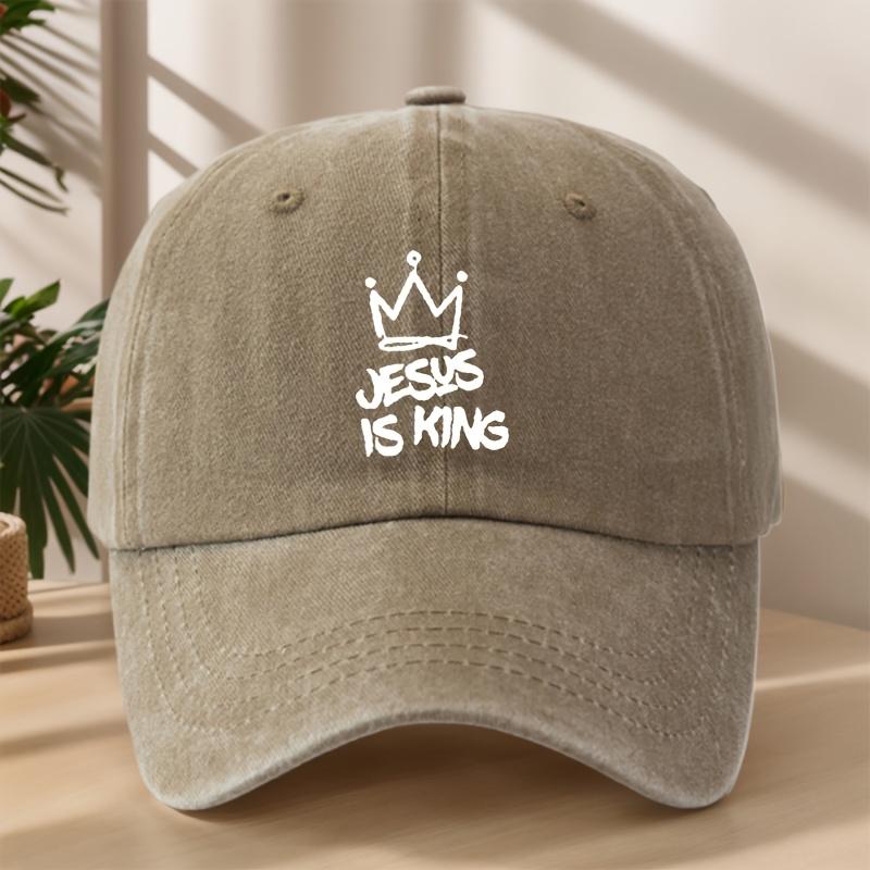 Crown patterned baseball cap, casual fashion travel camping duckbill cap, outdoor sports sun protection