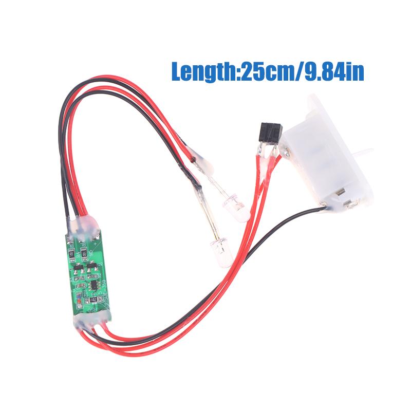 3-12V Strobe Flashing Module Red Blue 2-Color Led Light Fast Flashing Warning Light Flashing Module For Rc Car Model Spare Parts