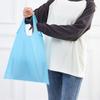 Practical Polyester Solid Color Shopping Bag Eco-friendly Foldable Grocery Package Bags Reusable Washable Grocery Purse Travel