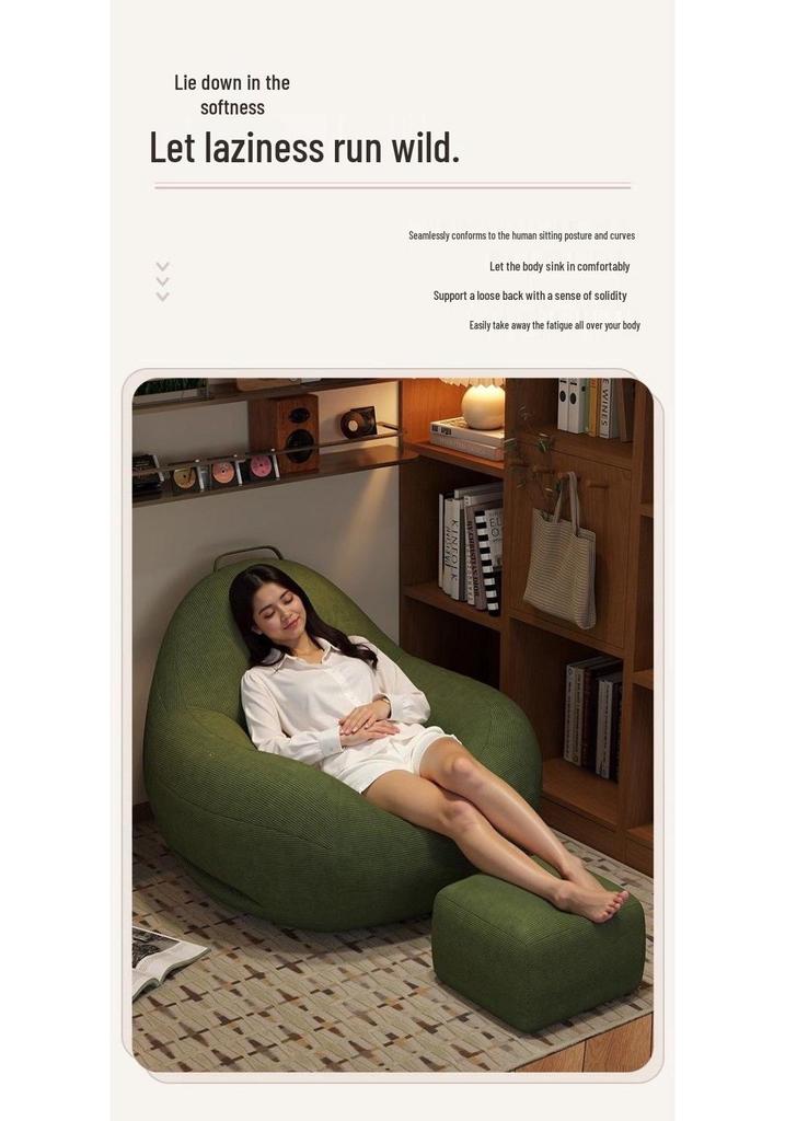 Modern Beanbag Recliner for Living Room, Bedroom, or Balcony