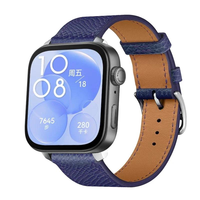 High-end Leather Strap For Huawei Watch Fit 5 Pro/4 Pro Sports Comfortable Breathable Bracelet Huawei Fit 5/4/3 Correa Accessory