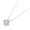 Lala Christie Platinum Necklace with PT900 0.1ct Diamond, Platinum, lp71-0022-pt