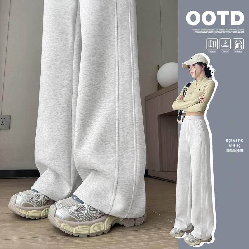 HSTYLE Women's High-Waisted Drapey Wide-Leg Pants