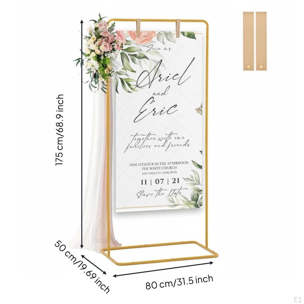 Iron Display Stand Heavy Duty Metal Frame Event Synonym Organizer for Custom