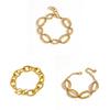 Stainless Steel Geometric Chain Bracelet For Women Summer Fashion Accessory