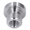 Holzbearbeitungs-Drehbank-Spindelkopf-Spindeladapter Edelstahl 8TPI Außengewinde 33mmx8TPI Innengewinde 20mmx8TPI Drehbank-Spindeladapter