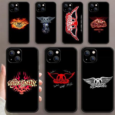 Husă de telefon cu logo-ul Banda Aerosmith pentru iPhone Samsung Galaxy Redmi Xiaomi Oppo OnePlus Note SA 7 8 9 10 11 12 13 14 20 21 22 23 53 54 Pro Max Plus Ultra
