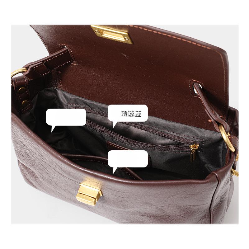 New Fashionable Niche One shoulder Crossbody Bag Mobile Phone Bag Fashionable Women's Bag Soft Texture Handheld Small Square Bag Trendy