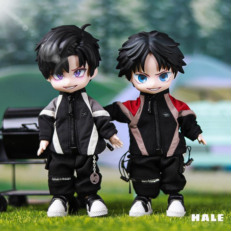 OB11 Doll Outdoor Jackets Suit Clothes And Pants Suit For Ob11 1/12 Doll Outfit Daily Casual Accessories For Children Diy