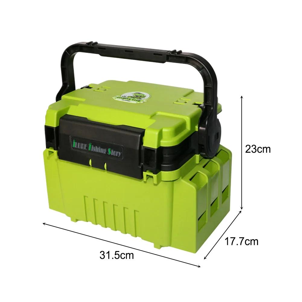 Thicken Fishing Tackle Box Large Capacity Portable Fishing Lures Hook Box Fishing Hook Stop Beads Storage Box Fishing Accessorie