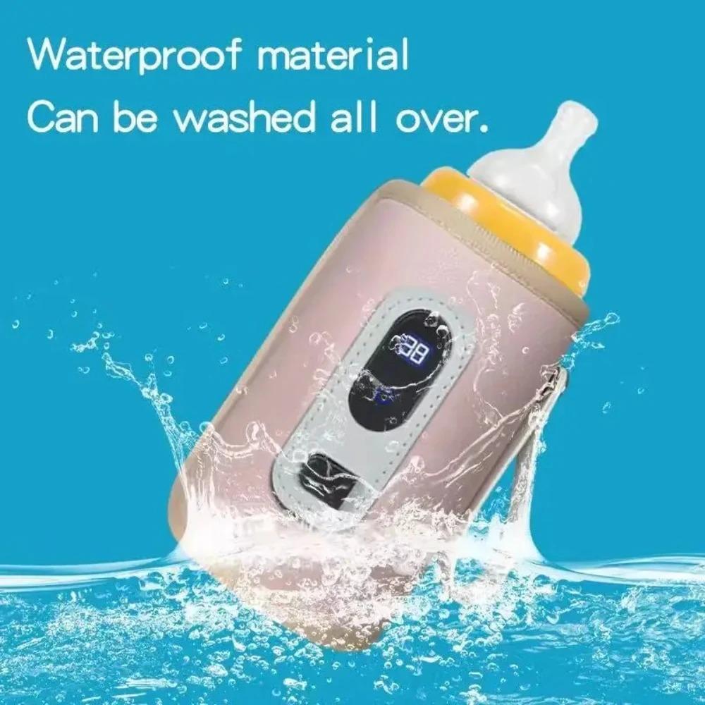 Usb Baby Bottle Warmer Bag Portable Milk Warmer Constant Temperature Heating Sleeve Travel Infant Feeding Bottle Cover