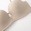 Half a cup of seamless women's small breasts are not empty, cup underwear without shoulder straps, wear a bra to prevent sagging in summer