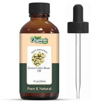 Bio Zing Zelené kávové zrno (Káva arabská.) Olej | Čistý a prírodný nosný olej na starostlivosť o pleť, vlasy a masáže - 30 ml / 1 fl oz