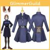 Authentic Jujutsu Kaisen Kugisaki Nobara Costume For Women And Girls Featuring Elegant Navy Blue Uniform