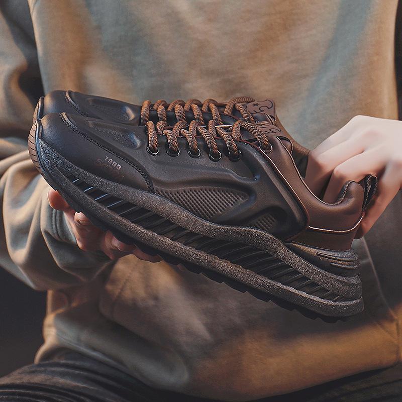 

Новые повседневные туфли Мужская обувь Модные громоздкие кроссовки Мужская модная обувь Платформа Бег Спортивная обувь 44