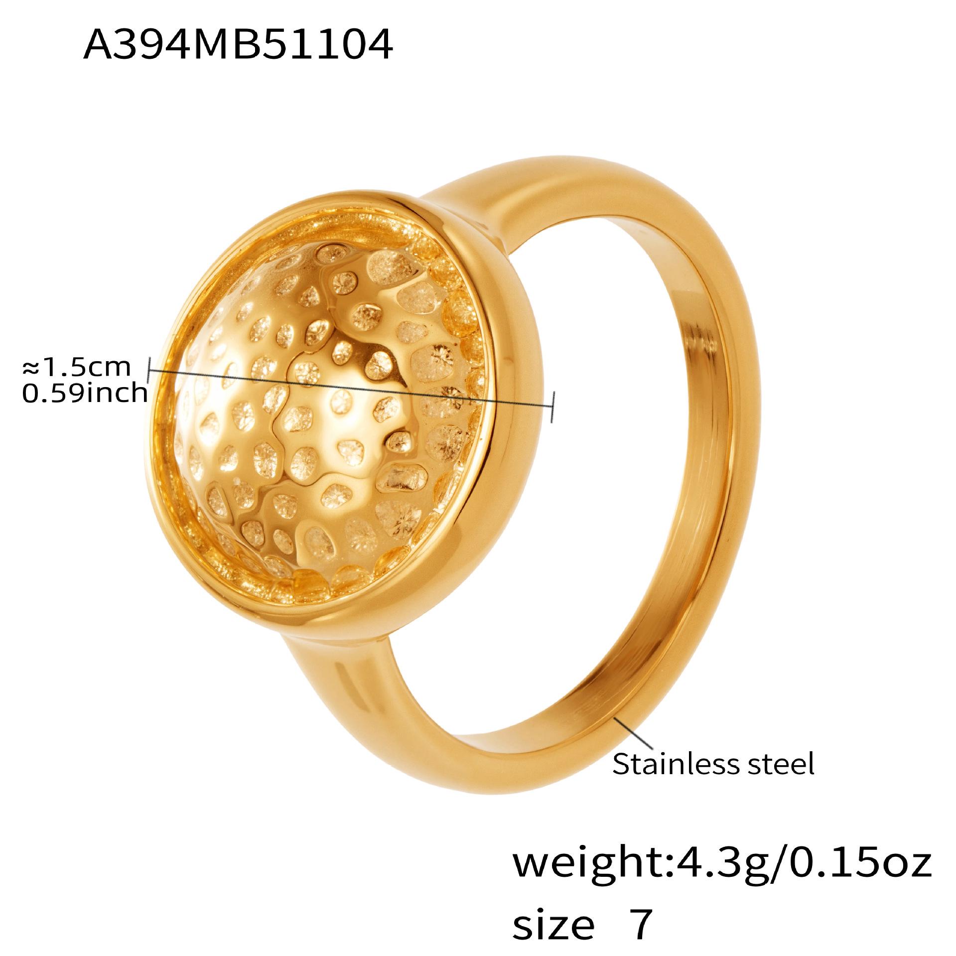 Qiong Yao 5A Zirconia Swan Neck Open Ring, 18k Gold PVD-Plated Stainless Steel