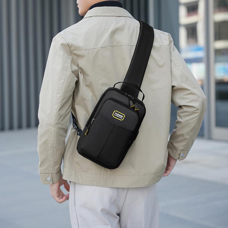 Men's Chest Bag Large Capacity Outdoor Crossbody Bag