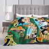 DBZ Voyage Blanket Cartoon Flannel Throw Blankets Bedding Couch Decoration Ultra-Soft Warm Bedsprea,