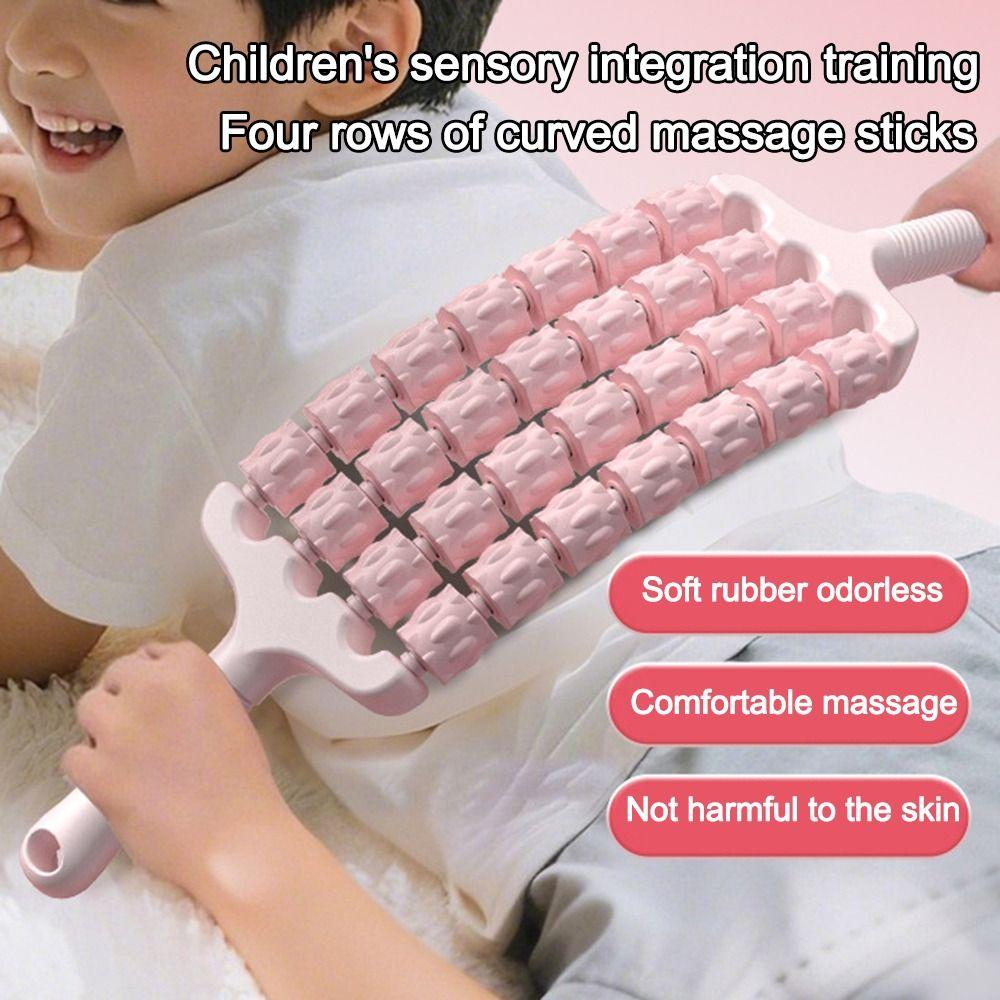 Bastão Massageador Muscular Curvo Treino Sensorial Bastão de Fáscia para Treino Relaxamento Muscular Corpo