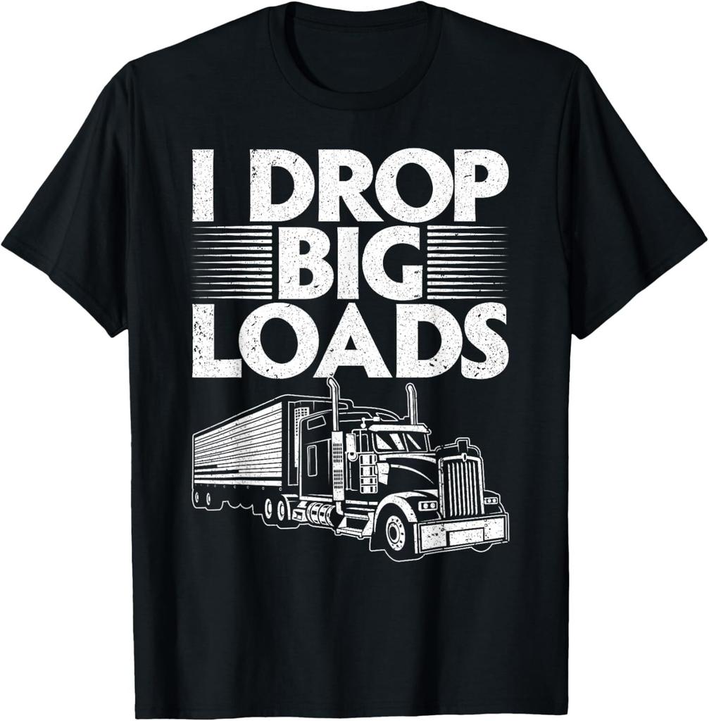 Funny Trucker Semi Truck Driver Lover Design Truck T-Shirt