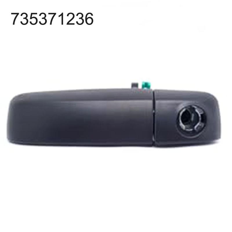 Black Car Front Left Side Door Handle Outer For Fiat- Panda 169 2003-2011 735371236 Exterior Parts Car Accessories