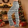 Women's Flannel Christmas Print Pajama Pants, Comfortable Warm Sleep Pants