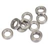 10 Pcs Deep Grooves Ball Bearing Double Shielded High Speed Low Vibration Wear Resistant Industrial Bearings