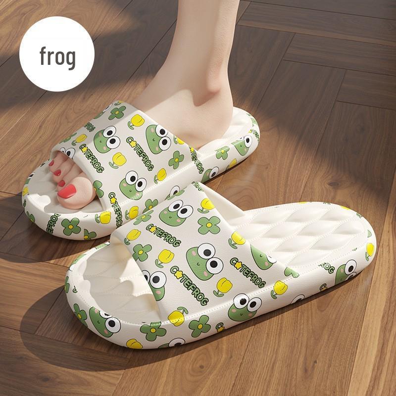 Men's and Women's Non-Slip Bathroom Sandals: Thick-Soled, Deodorant EVA Slippers for Home and Summer.