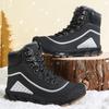 New High Top Men's Winter Shoes Comfortable Warm Fur Snow Boots Men Women Ankle Boots Non-Slip Hiking Shoes Male Winter Sneakers