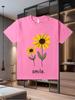 Men's New Printed Short-Sleeve T-Shirt for Summer a Fashionable Loose Pure Cotton Short-Sleeve Top